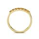 6 - Fiala 2.70 mm Citrine 7 Stone Wedding Band 