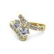 1 - Eleni Diamond Bypass Ring 