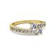 2 - Olena Diamond Bypass Ring 