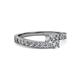 2 - Orane Diamond Bypass Ring 