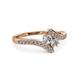 3 - Eleni Diamond Bypass Ring 