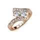 3 - Eleni Diamond Bypass Ring 