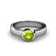 1 - Enola Peridot Solitaire Engagement Ring 