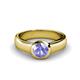 1 - Enola Tanzanite Solitaire Engagement Ring 
