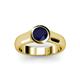 3 - Enola Blue Sapphire Solitaire Engagement Ring 
