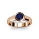 3 - Enola Blue Sapphire Solitaire Engagement Ring 