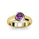3 - Enola Amethyst Solitaire Engagement Ring 