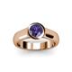 3 - Enola Iolite Solitaire Engagement Ring 
