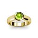 3 - Enola Peridot Solitaire Engagement Ring 