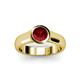 3 - Enola Ruby Solitaire Engagement Ring 