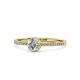 1 - Irene Diamond Halo Engagement Ring 