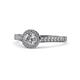 1 - Arael Diamond Halo Engagement Ring 