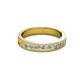 1 - Vanna 2.20 mm Diamond 9 Stone Wedding Band 