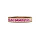 1 - Vanna 2.20 mm Pink Sapphire 9 Stone Wedding Band 
