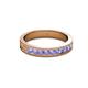 2 - Vanna 2.20 mm Tanzanite 9 Stone Wedding Band 