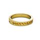 2 - Vanna 2.20 mm Citrine 9 Stone Wedding Band 