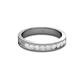 2 - Vanna 2.20 mm White Sapphire 9 Stone Wedding Band 