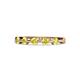 1 - Keva 3.00 mm Yellow Diamond 5 Stone Wedding Band 