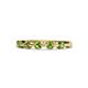 1 - Keva 3.00 mm Peridot 5 Stone Wedding Band 