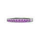 1 - Ronia Amethyst 12 Stone Wedding Band 