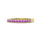 1 - Ronia Amethyst 12 Stone Wedding Band 