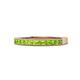 1 - Ronia Peridot 12 Stone Wedding Band 
