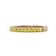 1 - Ronia Yellow Diamond 12 Stone Wedding Band 