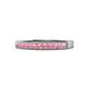1 - Ronia Pink Tourmaline 12 Stone Wedding Band 