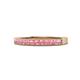 1 - Ronia Pink Tourmaline 12 Stone Wedding Band 