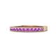1 - Ronia Amethyst 12 Stone Wedding Band 