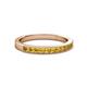 2 - Ronia Citrine 12 Stone Wedding Band 
