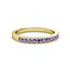 2 - Ronia Iolite 12 Stone Wedding Band 