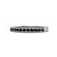 1 - Ronia Black Diamond 12 Stone Wedding Band 