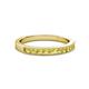 2 - Ronia Yellow Sapphire 12 Stone Wedding Band 
