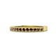 1 - Ronia Smoky Quartz 12 Stone Wedding Band 