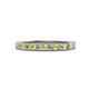 1 - Ronia Yellow and White Diamond 12 Stone Wedding Band 
