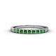 1 - Neria 2.50 mm Green Garnet 9 Stone Wedding Band 