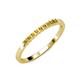 3 - Neria 2.00 mm Citrine 9 Stone Wedding Band 