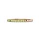 1 - Neria 2.00 mm Peridot 9 Stone Wedding Band 