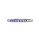 1 - Neria 2.00 mm Tanzanite 9 Stone Wedding Band 