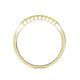 5 - Neria 2.00 mm Yellow Diamond 9 Stone Wedding Band 