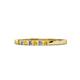 1 - Abila 2.00 mm Citrine and Diamond 7 Stone Wedding Band 