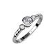 2 - Azalea Diamond Three Stone Ring 
