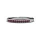 1 - Janice 1.70 mm Ruby 13 Stone Wedding Band 