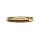 1 - Janice 1.70 mm Ruby 13 Stone Wedding Band 