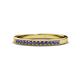 1 - Janice 1.70 mm Iolite 13 Stone Wedding Band 