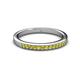 2 - Janice 1.70 mm Yellow Diamond 13 Stone Wedding Band 