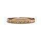 1 - Janice Citrine and Diamond Wedding Band 