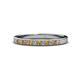 1 - Janice Citrine and Diamond Wedding Band 