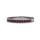 1 - Janice 2.00 mm Round Ruby 13 Stone Wedding Band 